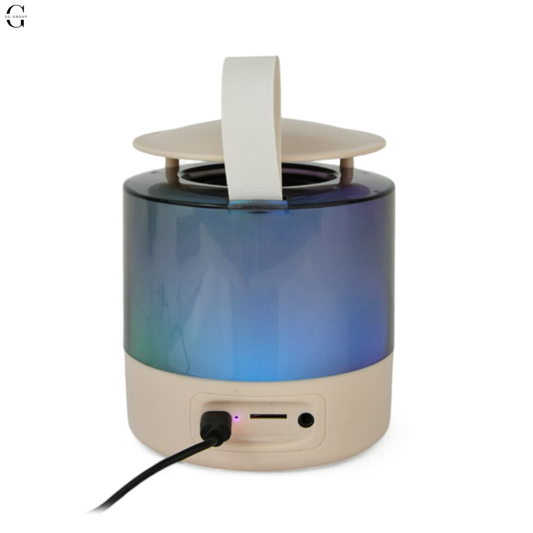 Караоке-система K19 Smart Portable Speaker с 2 беспроводными микрофонами и LED-подсветкой